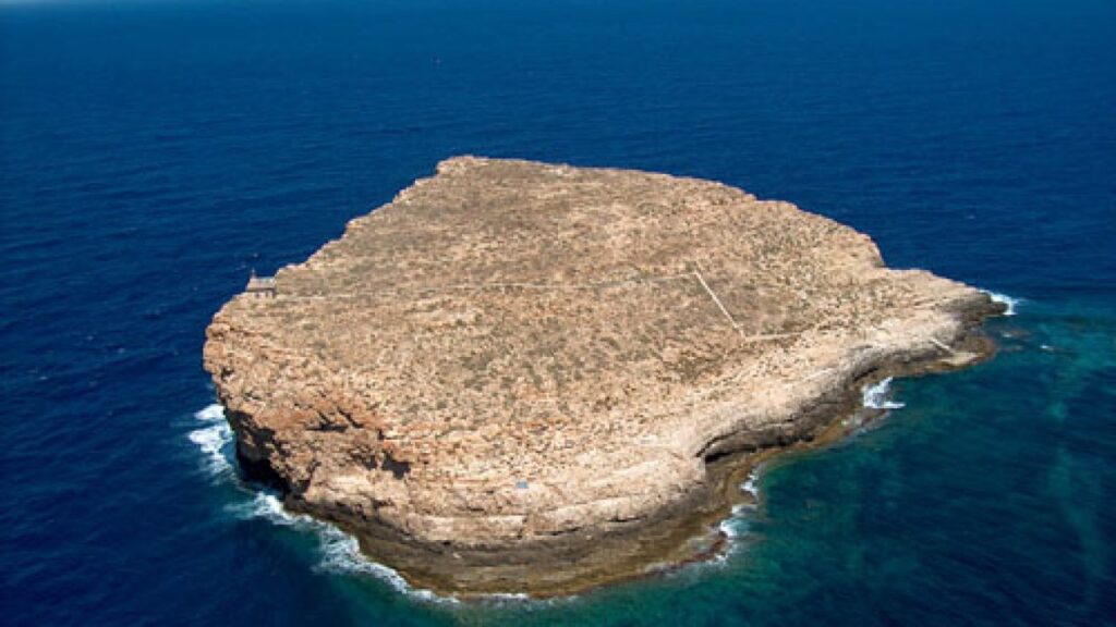 Lampione, l'isola degli "squali" 1 lampione
