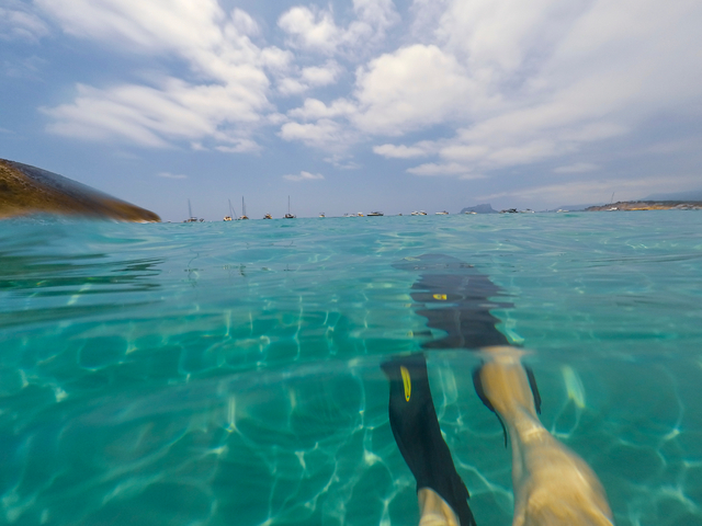 snorkeling nel mare di Lampedusa